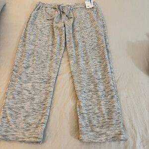 NEW NWT Lucky Brand Women's Cloud Jersey Easy Jogger Pants Gray XL
